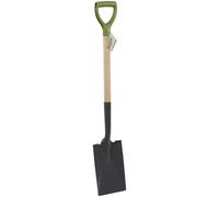 Kinzo Pelle de Jardin 105 cm - Bêche avec Manche en Bois et poignée en Plastique - Outil de Jardinage pour Creuser, enlever Le Porte-greffe, Le terrassement et Le Compost