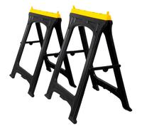 Kinzo tréteaux 2 pièces - Pliable - Maximum 170 Kilo - 61x54x78cm