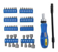 Kinzo Coffret d'Outils avec Cliquet 14 Douilles, 42 Embouts incl. Torx, Hexagonaux - 58 Pièces