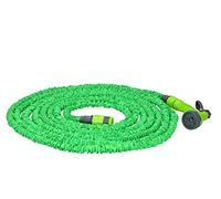 Kinzo Garden 68999 Tuyau de Jardin Extensible 7,5 - 22,5 m avec Pistolet 7 Fonctions, Vert