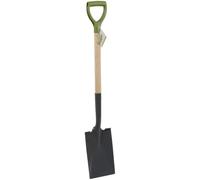 Kinzo Pelle de Jardin 105 cm - Bêche avec Manche en Bois et poignée en Plastique - Outil de Jardinage pour Creuser, enlever Le Porte-greffe, Le terrassement et Le Compost