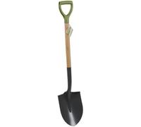 Kinzo Pelle de Jardin 105 cm - Outil de Jardin Robuste avec Manche en Bois et poignée en Plastique - Bêche pour Creuser et enlever la souche ou Le Porte-greffe