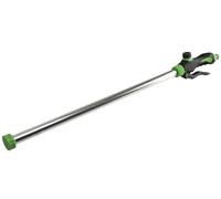 Kinzo Pistolet d'arrosage - Système d'irrigation - 66 x 9 x 3,5 cm - Avec 27 trous d'arrosage - Raccord 1/2 pour tuyau d'arrosage - Vert/gris