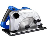 Kinzo Scie circulaire - 230 V - Bleu - Avec guide parallèle - Coupe-stratifié