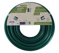 Kinzo Tuyau arrosage 25M Ø14mm ¿ Tuyau d'arrosage pour jardin ¿ Tuyau eau avec raccord ¿ Tuyau arrosage 15m à 30m alternatif