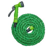 Kinzo Tuyau d'Arrosage Extensible 10M - Tuyau Arrosage avec Pistolet - Tuyaux d'Arrosage pour Jardinage - Compact et Pratique - Vert
