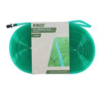 Kinzo Tuyau d'arrosage plat 30M ¿ Tuyau de jardin pour irrigation uniforme ¿ Idéal pour pelouses, parterres et jardins ¿ Résistant, flexible et gain de place