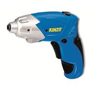 Kinzo Visseuse sans fil - Tournevis électrique - avec jeu de forets - 54 embouts - y compris fente, Torx, Phillips - Pozidriv et hexagone encastré