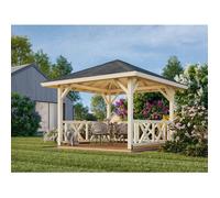 Kiosque de jardin Betty en bois - PALMAKO - 300X300 cm - 9 m²