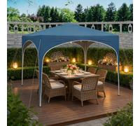 Kiosque de jardin classique – Gazebo d'extérieur avec protection de toit pour cour, véranda, fêtes et jardin (kiosque seul, sans parois latérales)
