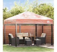 Housse de rechange vidaXL pour gazebo, transparente, 300 x 300 x 26 cm, PVC