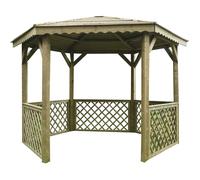 Kiosque en bois Pavilion - 6.68 m² - 3.15 x 2.57 x 2.56 m - 16 mm