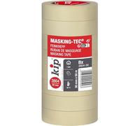 kip Lot de 8 rouleaux de papier crêpé fin 3804-30 Naturel 30 mm x 50 m
