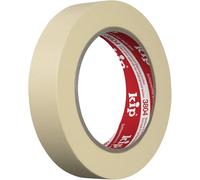 kip Masking Tec 3804 Ruban de masquage en crêpe fine 24 mm x 50 m Pour travaux de peinture et décoration Ruban de masquage pour peintures, peintures, vernis et film de masquage Naturel