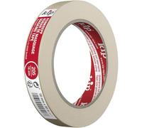 Kip MASKING-TEC Crêpe fin - Ruban crêpe 18 mm x 50 m - Ruban adhésif imprégné pour l'intérieur - Beaux bords colorés - Pouvoir adhésif élevé - Résistant à la déchirure & flexible