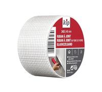 Kip - Ruban à joint en fibre de verre 243-03 - Bande adhésive idéale pour l'étanchéité des joints et des trous - Dimensions : 48mm x 20m - Couleur blanc