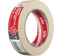 Kip - Ruban adhésif de masquage fin en papier crêpé 205-29 - Masking tape idéal pour les travaux de peinture en intérieur - Dimensions : 3 x 30mm x 50m - Couleur nature