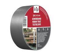 Kip - Ruban adhésif pour pierre 224-47 - Ruban de masquage en tissu mesh idéal sur supports rugueux - Dimensions : 48mm x 50m - Couleur argent