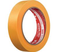 Kip ruban de masquage 3808 WASHI-TEC Premium lisse jaune L.50m l.19mm rl. 12 pcs
