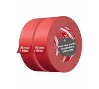 Kip Tape 3301 Ultra Sharp ruban de masquage en pack de deux - ruban de peintre professionnel - bords ultra coupants pour peindre & vernir, 30mm x 50m