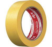 kip WASHI-TEC Ruban adhésif crêpé doré - 36 mm x 50 m - Ruban adhésif très fin pour l'intérieur et l'extérieur - Bords tranchants sans bavure - Haute adhérence