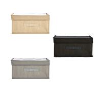 KIPIT Boîte de rangement pliable TNT 32x19x15 cm, lot de 36, couleurs assorties