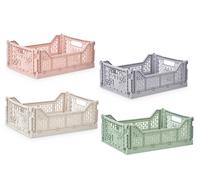 KIPIT Boîte pliable multiusage 15L assortiment 4 couleurs