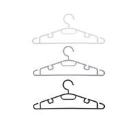 KIPIT Set de 6 Perchas Assorties - 3 Couleurs Neutres