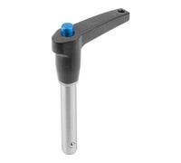 KIPP KIPP Goupille à bille avec poignée en L 6 mm 35 mm acier inox aluminium Quantité:1