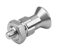 KIPP KIPP Goupille d’arrêt courte Gr.0 M08x1 Ø4 Forme D Rainure de verrouillage Contour Quantité:1