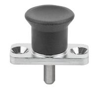 KIPP KIPP Goupille d'arrêt Mini bride à visser Forme C Ø 6 mm L 12 mm I 30° Quantité:1