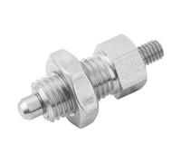 KIPP KIPP Goupille d'arrêt sans rainure de verrouillage Gr.0 D1=M08x1 Forme F Acier inoxydable trempé Quantité:1