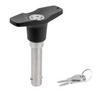 KIPP KIPP Goupille de verrouillage à bille verrouillable Poignée en T 16 mm 60 mm Acier inoxydable 1.4305 Quantité:1