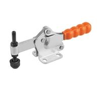 KIPP KIPP Serre-joint rapide Standard Pied horizontal Acier M6x50 Plastique orange Quantité:1