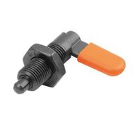 KIPP KIPP Verrou de sécurité D=12 M20x1,5 Form D acier brunie avec douille filetée et capuchon Quantité:1