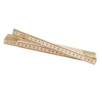 Kippen 1163A - Double mètre rigide pliable avec lattes en bois d'érable