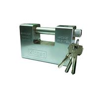 KIPPEN 2010C Cadenas anti-effraction avec corps monobloc en acier trempé MM.90, argent, 90 mm, 1 pièce