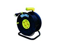 KIPPEN 4034 4034 Enrouleur de câble avec disjoncteur thermique de protection, longueur 50 m