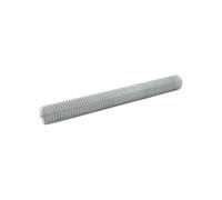 vidaXL Grillage pour volière acier 10 x 1,5 m carré argenté