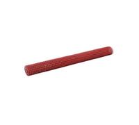 vidaXL Grillage acier avec PVC 25x1,5 m - Rouge