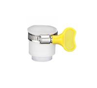 KiraKira Adaptateur de robinet réglable à 3 vitesses, connecteur anti-éclaboussures multifonction pour robinets standard de 15 à 25 mm, kit d'extension en plastique ABS durable avec installation sans