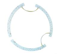 KiraKira Bande LED tricolore à intensité variable 26 cm 72 W pour plafonnier (bande lumineuse)