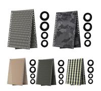 KiraKira Chaise longue en nylon pour kit de tissu de rechange, 160 x 43 cm, tissu avec 4 cordons élastiques, réparation de chaise de plage
