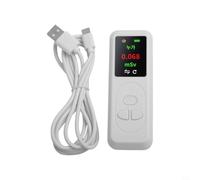 KiraKira Détecteur de rayonnement numérique avec écran LCD (blanc)