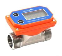 KiraKira G1 DN25 Débitmètre numérique LCD pour liquides d'eau en acier inoxydable 20-280 l/min