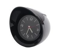 KiraKira Horloge intérieure de voiture à quartz analogique avec pointeur lumineux - Support antichoc pour grille d'aération - Décoration de tableau de bord - Vert - 42 mm