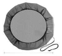 KiraKira Housse de protection contre la pluie en maille de 95 cm, récipient de stockage d'eau en polyester pour filtre de protection, réservoirs d'eau et seaux, noir