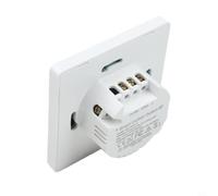 KiraKira Interrupteur de rideau WiFi pour Tuya RF433 Contrôle tactile pour Google Assistant (noir)
