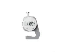 KiraKira Jauge d'épaisseur numérique rechargeable de 0 à 10 mm, outil de mesure du papier de précision de 0,01 mm avec sonde pointue et écran LCD transparent (10 mm)