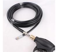 KiraKira Kit de jet de pression de 15 m pour nettoyeur d'égout, buse rotative de nettoyage, tube intérieur en PVC pour déboucher les tuyaux et les canalisations